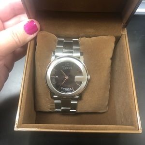 Women’s Gucci G-face Stainless Steel Watch
